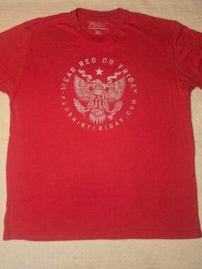 Red Shirt Friday Bald Eagle Tshirt